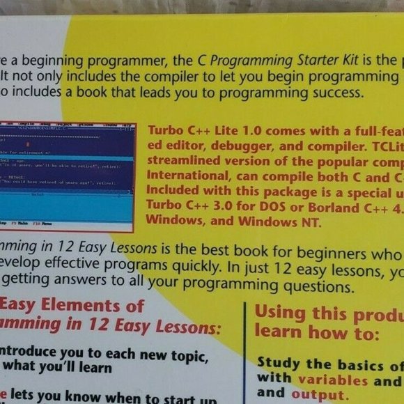 Sam Publishing C Programming Starter Kit - Picture 5 of 10